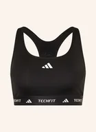 Biustonosze - Adidas Biustonosz Sportowy Techfit schwarz - miniaturka - grafika 1