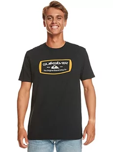 Quiksilver Koszulka podstawowa, męska, czarna, M - Koszulki męskie - miniaturka - grafika 1