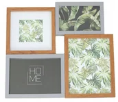 Ramki na zdjęcia - Galeria na 4 zdjęcia szaro-brązowa MoLiv Fresh - miniaturka - grafika 1