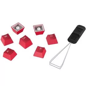 Klucze HyperX Rubber Keycaps - (US) (519T6AA#ABA) Czerwone - Tuning komputera - akcesoria - miniaturka - grafika 1
