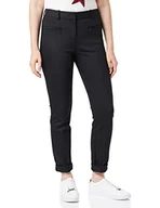 Spodnie damskie - Tommy Hilfiger Damskie spodnie Heritage Slim Fit Stretch, Czarny (Master Black), 32 - miniaturka - grafika 1