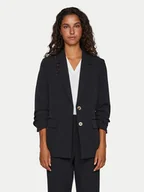 Marynarki i żakiety damskie - Vila Marynarka Mary 14096223 Czarny Regular Fit - miniaturka - grafika 1