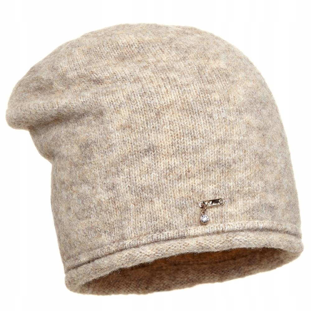 Czapka damska IRIS Jasny beż / PAWONEX