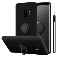 Etui i futerały do telefonów - Cadorabo pokrowiec ochronny na Samsung Galaxy S9 w kolorze czarnym etui na telefon komórkowy pokrowiec na etui TPU - miniaturka - grafika 1