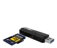 Czytniki kart pamięci - Delkin Devices Cardreader SD & MicroSD A2 USB 3.1 - miniaturka - grafika 1