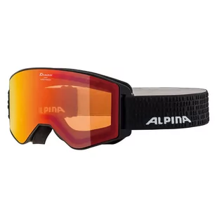 Alpina Sport, Gogle Alpina Alfa MM S3 7265832, czarny, rozmiar M40 - Gogle narciarskie - miniaturka - grafika 1