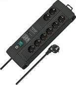 Listwy zasilające - Listwa zasilająca Brennenstuhl Brennenstuhl Premium-Line DUO ÜSS 8fach schwarz - miniaturka - grafika 1