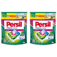 Środki do prania - Persil Kapsułki do prania tkanin Power Caps Color Zestaw 2 x 60 szt. - miniaturka - grafika 1
