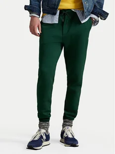 Polo Ralph Lauren Spodnie dresowe 710881518087 Zielony Regular Fit - Spodnie sportowe męskie - miniaturka - grafika 1
