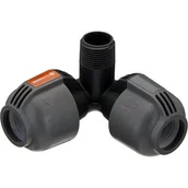 Inne akcesoria do nawadniania - Gardena Rozdzielacz narożny 25 mm x 3/4 gwint zewnętrzny - miniaturka - grafika 1