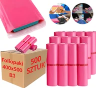 Koperty - Foliopaki Kurierskie Różowe B3 400x500mm - 500 szt. - miniaturka - grafika 1