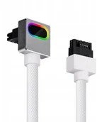 Kable komputerowe i do monitorów - Adaptec Przedłużacz do zasilacza 12VHPWR TYP A Asiahorse Hydrus ARGB 50 cm biały - miniaturka - grafika 1