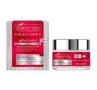 Kremy do twarzy - Bielenda Kolagenowy Stymulator Młodości naprężająco-odbudowujący krem przeciwzmarszczkowy 50+ 50ml - miniaturka - grafika 1