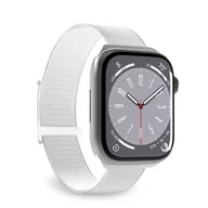 Akcesoria do smartwatchy - PURO Nylon Sport - Pasek do Apple Watch 42/44/45/49 mm (Biały) - miniaturka - grafika 1