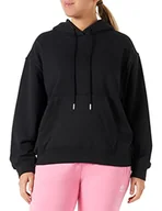Bluzy damskie - adidas Damska bluza z kapturem, czarna, 42 - miniaturka - grafika 1