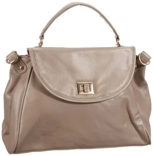 masquenada Damskie torby na ramię, 34 x 22 x 13 cm, szary - Szary taupe 17-34x22x13 cm (B x H x T) - Torebki damskie - miniaturka - grafika 1