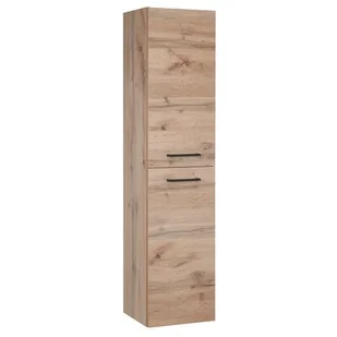 Słupek wiszący Soria 130 x 30 x 28 cm dąb wotan - Szafki łazienkowe - miniaturka - grafika 1