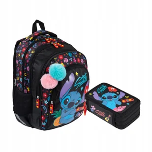 Plecak plecak 4 komorowy 16" BPL58 Stitch Black Aloha - Plecaki - miniaturka - grafika 28