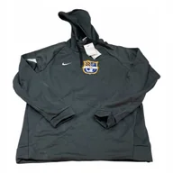 Bluzy męskie - Bluza Nike męska z kapturem L czarna sportowa JFK - miniaturka - grafika 1