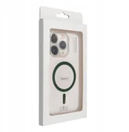 Etui i futerały do telefonów - Drop Glue Colorful Ring Mag Cover kompatybilny z MagSafe pasuje do IPHONE 13 MINI ciemny zielony - miniaturka - grafika 1