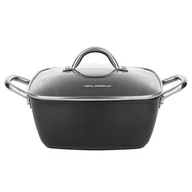 Garnki - Garnek aluminiowy Nelio kwadratow z pokrywką 24 cm 4 l - miniaturka - grafika 1