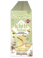 Słodkie kremy i masła - Schogetten White Pistachio czekolada biała o smaku pistacjowym 100 g - miniaturka - grafika 1