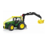 Samochody i pojazdy dla dzieci - Bruder 03053 traktor John Deere 7930 do prac leśnych - miniaturka - grafika 1