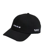 Czapki i chusty sportowe męskie - Czapka Z daszkiem VANS Check Side Curved Bill Black VN000QA6BLK1 - miniaturka - grafika 1