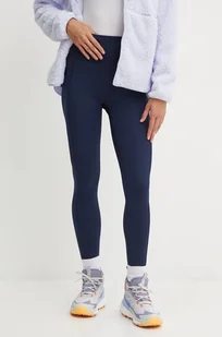 Columbia legginsy sportowe Boundless Trek damskie kolor granatowy wzorzyste - Legginsy - miniaturka - grafika 1