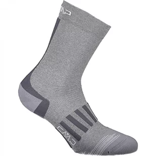 CMP - Skarpety trekkingowe Mid Microlon Wmn, Woman, Grey-Ghiaccio, 39/42 - Skarpetki damskie - miniaturka - grafika 1