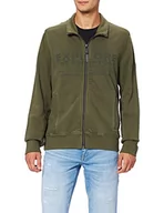 Kurtki męskie - camel active Męska kurtka z dzianiny, brązowy (Olive Brown), L - miniaturka - grafika 1