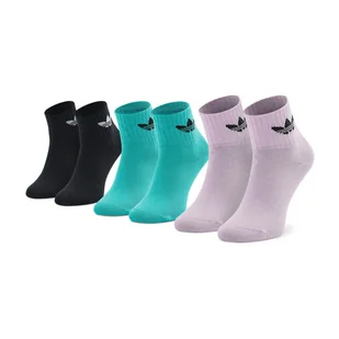 Skarpety Wysokie Dziecięce adidas Ankle HK7186 Czarny - Skarpetki dla dzieci - miniaturka - grafika 1