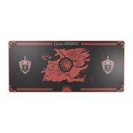 Podkładki pod mysz - Lexip HBO Game of Thrones - Targaryen Edition Podkładka dla graczy Czarny, Czerwony - miniaturka - grafika 1