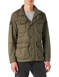 camel active Kurtka męska, zielony (Dark Olive 34), 6XL (Rozmiar producenta:35) - Kurtki męskie - miniaturka - grafika 1