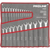 Klucze i nasadki - Proline KLUCZE OCZKOWO-płaski ILOŚĆ 24 6-32mm DIN 3113 CrV 35324 - miniaturka - grafika 1