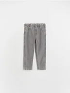 Spodenki dla niemowląt - Reserved - Legginsy z efektem sprania - jasnoszary - miniaturka - grafika 1