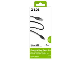 SBS USB-microUSB 1M czarny - Kable USB - miniaturka - grafika 5