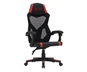 Fotele gamingowe - CANYON Flow MCH01 Mesh Czarno - Czerwony - szybka bezpieczna dostawa i możliwość zwrotu do 15 dni - miniaturka - grafika 1