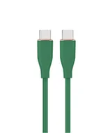 Kable USB - GEMBIRD Kabel USB Typ-C Power Delivery PD ładowanie i transmisja danych 60W oplot silikonowy 1.5m kolor zielony - miniaturka - grafika 1