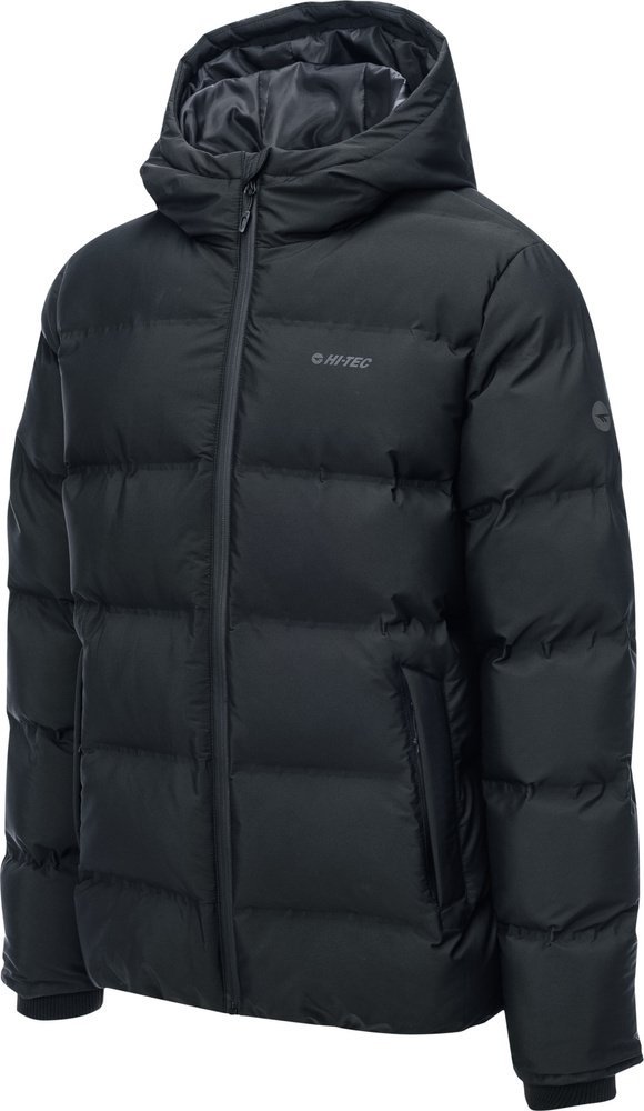 Kurtka męska Berg Outdoor Męska kurtka zimowa pikowana z kapturem ocieplana Hi-tec Devar rozmiar M