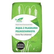 Mąka - BIO Planet seria MĄKI I SKROBIE MĄKA Z PŁASKURKI PEŁNOZIARNISTA BIO 500 g - BIO PLAN 5902983782599 - miniaturka - grafika 1