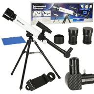 Mały naukowiec - Teleskop astronomiczny ze statywem edukacyjny dla dzieci - miniaturka - grafika 1