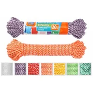 Inne artykuły do sprzątania - Sznur do bielizny pleciony 3 mm 20 m mix - miniaturka - grafika 1