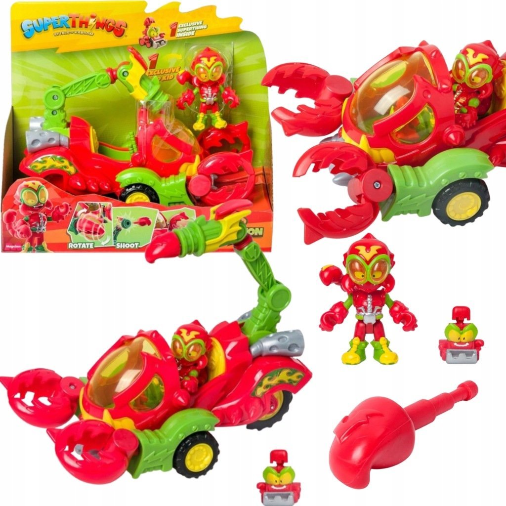 ZESTAW MAGICBOX SUPERTHINGS WILD SCORPION FIGURKA+POJAZD+AKCESORIUM