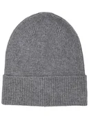 Czapki damskie - ONLY Czapka beanie "Zenna" w kolorze szarym - miniaturka - grafika 1