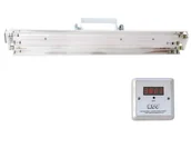 Urządzenia medyczne - NBV-2x30NLW lampa bakteriobójcza bezpośredniego działania 2x30W ścienna z licznikiem LED - miniaturka - grafika 1