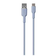Kable USB - Puro ICON Soft PUUSBCICONLBLUE  USB-A do USB-C - 1,5m - niebieski - miniaturka - grafika 1