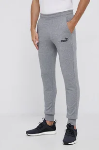 Puma Spodnie 586749 męskie kolor szary z nadrukiem - Spodnie męskie - miniaturka - grafika 1