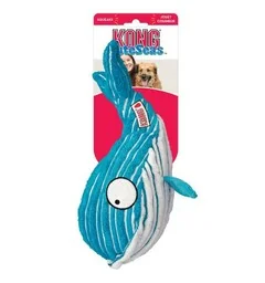 KONG CuteSeas Whale - pluszowy wieloryb zabawka dla psa, z piszczałką - Zabawki dla psów - miniaturka - grafika 1