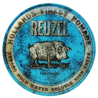 Pomada do włosów - Reuzel Reuzel Blue Strong Hold Water Soluble High Sheen | Mocno utrwalająca i nabłyszczająca pomada 113g - miniaturka - grafika 1